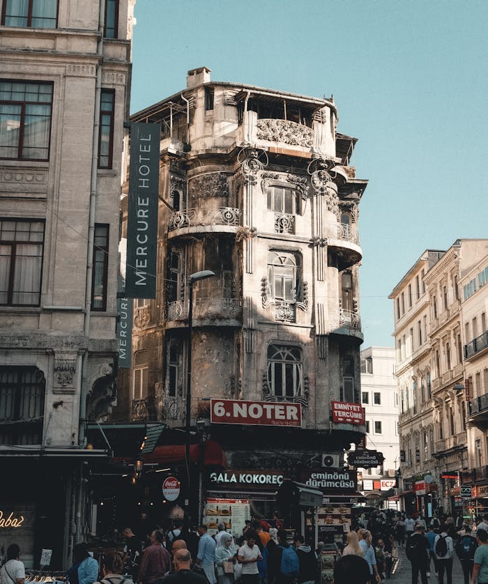 Vintage Building in Istanbul